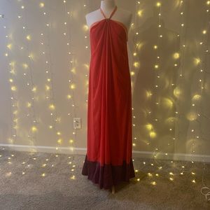maxandcleo NWT halter maxi dress size 12